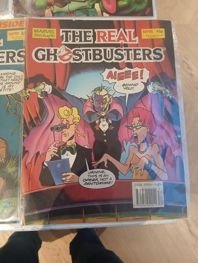 Transformer and ghost buster comics
