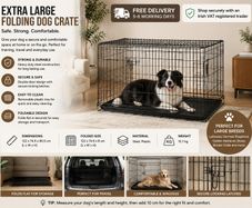 Extra Large Folding Dog Crate Dog Cage