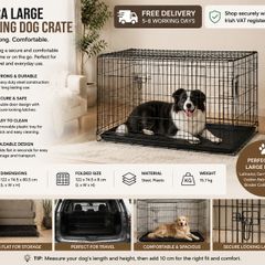 Extra Large Folding Dog Crate Dog Cage
