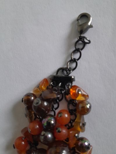 Beaded Bracelet - Amber Colours