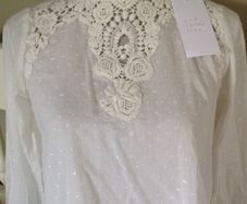 Bnwt Zara Cream Top Size Xs