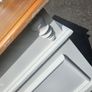 Office Desk white painted wooden top Image 4