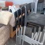 4 Indoor/outdoor Stackable Plastic Bar Stools Image 4