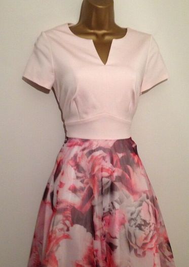 Coast "CIARRA" Floral Print Organza Dress