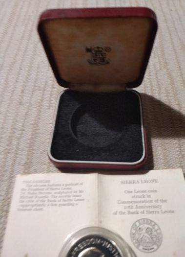 Silver  Proof   Sierra  Leon