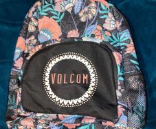 Volcom floral backpack