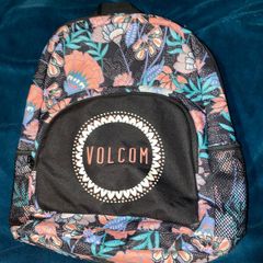 Volcom floral backpack
