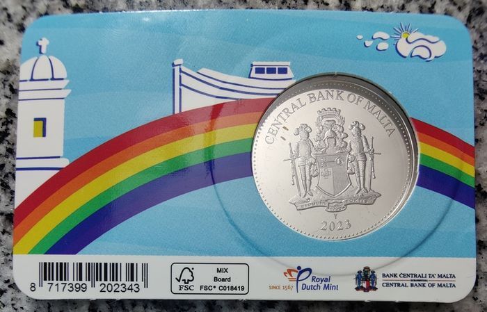 Malta 2.5 Euro Brilliant Uncirculated Coin 2023 - EuroPride 2023