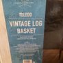 Garden Vintage Log Basket Image 6