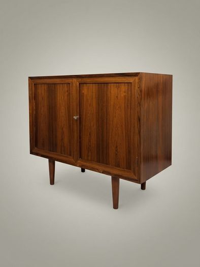 1960s Lyby Mobler Danish Compact Sideboard in Rosewood