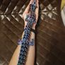Large 3D Printed Articulated Crystal Dragon Toy Image 5