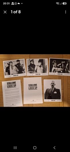 1989 Lock Up Press Kit Stallone