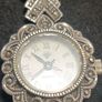 Vintage Sterling Silver 925 Marcasite WATCH  Art Deco Style Image 3