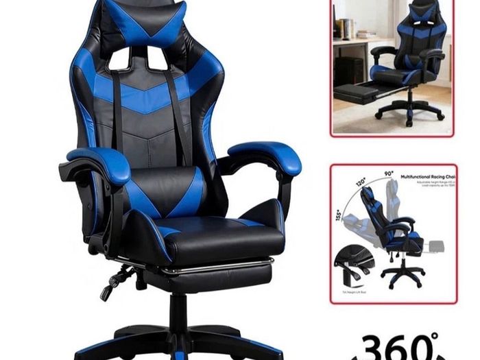 New Gaming Chair Office Reclining Chair with Footrest
