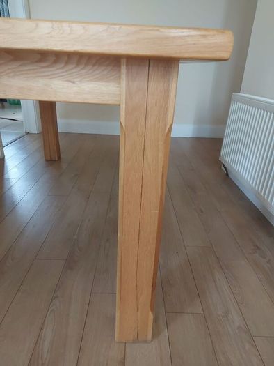 Solid oak table