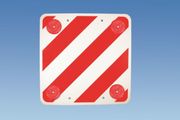 PVC Hazard Sign 50x50cm with Reflectors