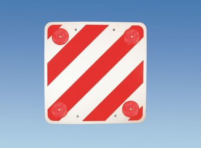 PVC Hazard Sign 50x50cm with Reflectors