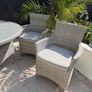 Rattan 4 seater table set Image 10