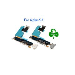 For iPhone 6 Plus 5.5" White/Grey Dock Charging Port Audio Headphone Mic Replacement