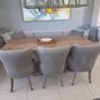 3 Grey Dining chairs Image 5