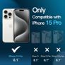 iPhone 15 Pro - Tempered Glass Screen Protector, 2 Pack Image 2