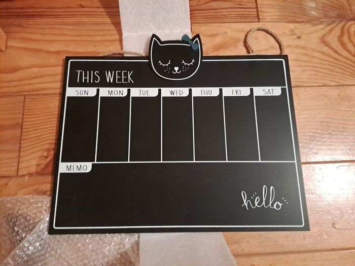 BNIB Chalkboard Weekly Planner