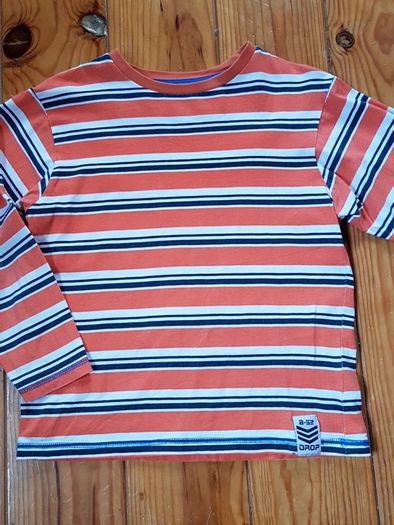 Age 9 Orange Striped Top