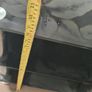 Black Glass 3 Tier TV Stand / Media Unit  Storage Clearance Image 5