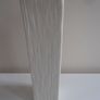 Tall White ceramic flower vase Image 2