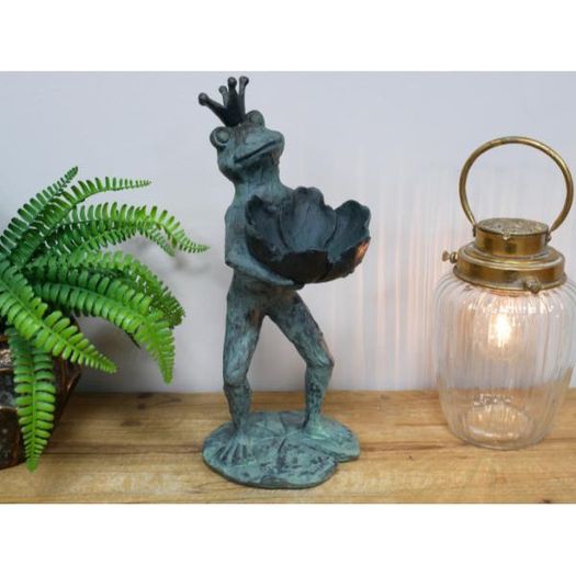 Standing Frog Bird Feeder D10715