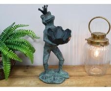 Standing Frog Bird Feeder D10715