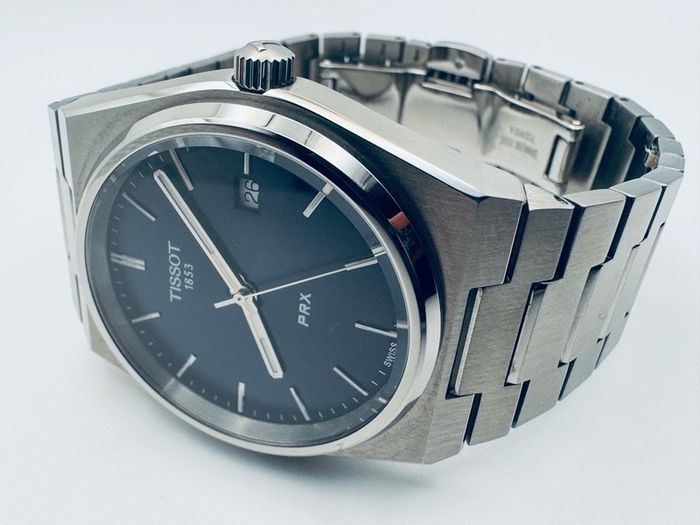 TISSOT PRX blue watch