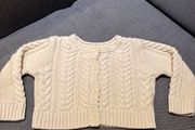 Gap baby cardigan cream size 3-6 m