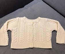Gap baby cardigan cream size 3-6 m