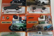 Chevy Master Coupe, Morris Minor, Plymouth, Dodge Sweptside - Matchbox Cars