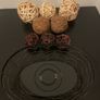 IKEA bundle 3 x decorative natural wicker rattan balls sticks and decor 8 rattan balls in IKEA basket Image 4
