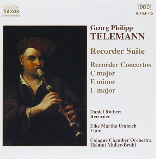 Telemann - Suite and Concertos for Recorder. CD. Free Postage!