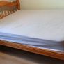 Double bed for sale (solid pine) Image 3
