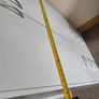 White 3-drawer wardrobe Image 5