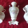 3 Piece Large Royal Tara Irish Blossoms Pattern Gold Gilt Double Handled Vases Made In Ireland Image 9