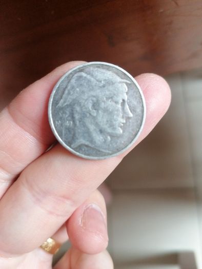 1949 Belgium Silver 20 Francs Coin