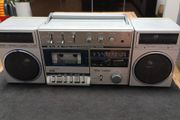 vintage boombox or Mini compo radio cassette recorder the 1980s