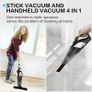 Vacuum Cleaner, Corded Upright Vacuum Cleaners, 18000pa Strong Suction hoover Vacuum Cleaner with Non-Woven Fillters, 4-in-1 Lightweight Stick & Handheld Vacuum, For Stairs/Hard Floor (FREE POSTAGE) Image 4