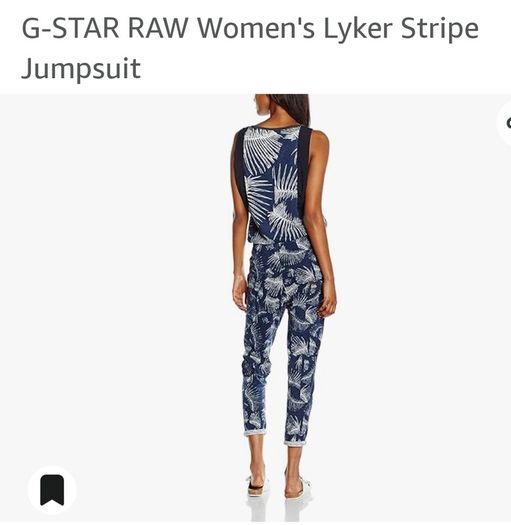 New No Tags G star RAW Jumpsuit Size XS or 10/12