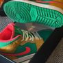 Nike Air Jordan 1 Mid "Wheat and Water Melon" Image 4