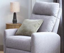 VONSILD Massage Chair Light Grey