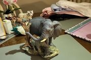 Elephant and calf ornament