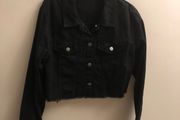Black denim jacket (large)