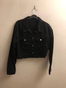 Black denim jacket (large)