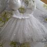 Handmade baby christening dress 6-12 months Image 2